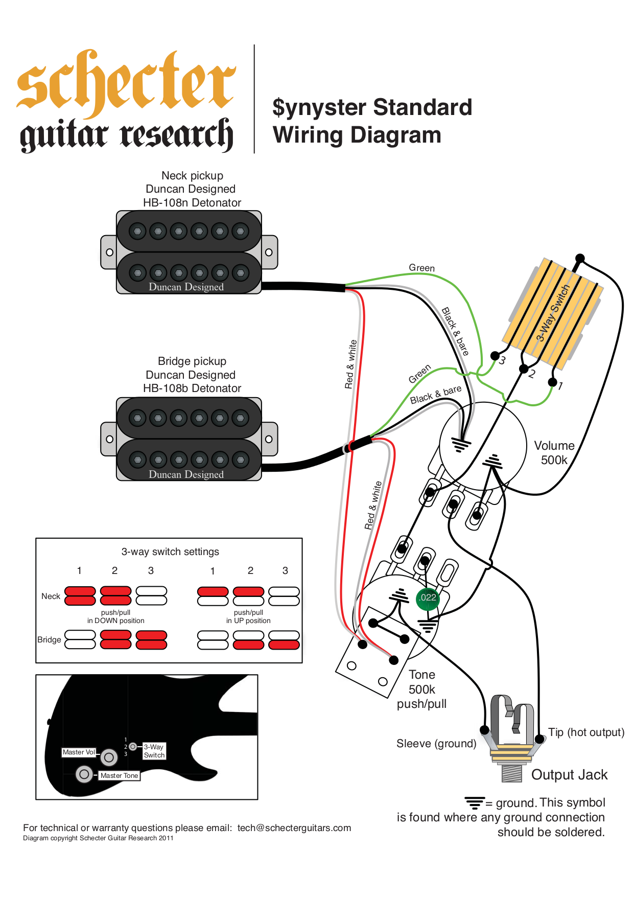 Download Free Pdf For Schecter Synyster Gates Standard Guitar Manual